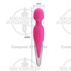 Vibrador microfono. Con 48 grados de calor en la cabeza. 7 funciones. Carga USB